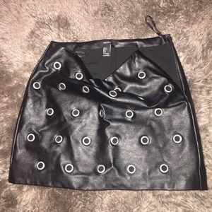 Leather skirt